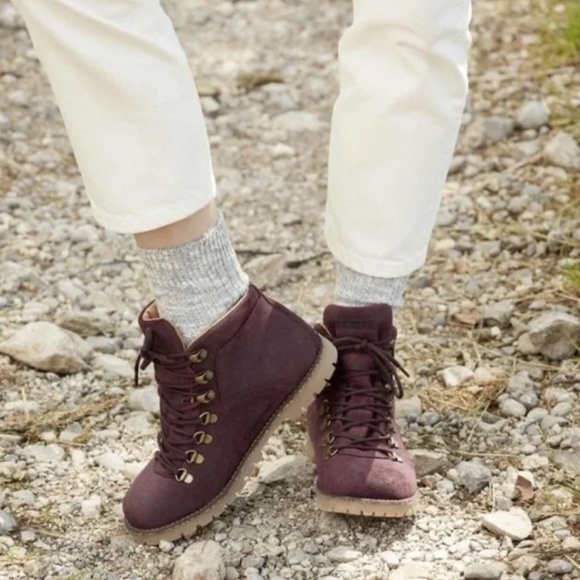 SALE Birkenstock Jackson Ochre Burgundy Red Leather Ankle Boots EU 36 US 5 NEW - Picture 14 of 15
